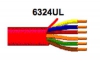 6324UL 0021000 18/6 Unshielded Solid Plenum Rated Fire Alarm Cable