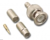 BNC-38214-1.1 Dual Ferrule BNC Plug RG59/U RG62/U 1.1mm Pin