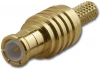 MCX-2201N Straight Crimp Plug for RG-316/U Nickel Body