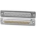 DS-37S-MCH 37 Pin Female Solder D-Sub Housing Tin with Machine Pin