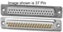 DS-37S-MCH 37 Pin Female Solder D-Sub Housing Tin with Machine Pin