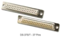 DS-37S/T-RL 37 Pin Female Solder D-Sub Housing Tin UL, RoHS