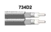 734D2 1000ft 734D Series 20/2 Solid Silver Plated Copper Conductors