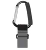JW-24-E10 10PK 2in x 24in Rip-Tie Carabiner CableCarrier with Black Webbing