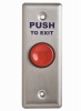 CM-250 Narrow Stainless Steel Plate with Red Push Button
