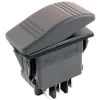 54-036 DPST 20A On-Off-On Illuminated Green Sealed Rocker Switch