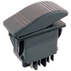 54-090 DPDT 20A On-Off-On Illuminated Blue Sealed Rocker Switch