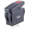 54-216W SPST 20A On-Off Waterproof Mini Red Lens Rocker Switch