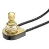 54-542 SPST 6A On-Off Brass Plated Actuator Rotary Switch