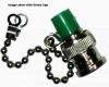 BNC-3063-2 BNC Plug Terminator 1% 93 ohm with Chain / White cap