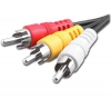 MMA-RCA3-MM03 3 Foot RCA Plug Triplex Patch Cable