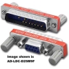 AD-LGC-D25F9M DB25F to DB9M Low Profile Serial Port Adaptor