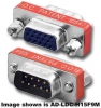 AD-LGC-H15F9F Low Profile D9F/HD15F PS2 VGA Adaptor