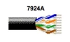 7924A 1000ft 24/4 Bonded Pair Cat5e Stranded Cable