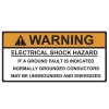 596-00498 50 Pk Grounded Conductors Solar Label