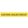 596-00615 50 Pk Caution Solar Circuit Label