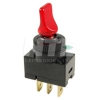 54-572-L SPST 20A On-Off Red Illuminated Duckbill Handle Toggle Switch