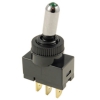 54-706-G SPST 20A On-Off Green Tip Illuminated Toggle Switch