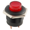 54-708 SPST 10A Off-(On) .250 QC Terminal Red Pushbutton Switch