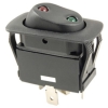 54-737-1 SPST 20A On-Off-On Snap-In Green/Red Rocker Switch