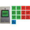 CM-30C 13 Label Square Illuminated Push/Exit Switch