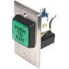 CM-30EE Square Illuminated Exit Switch, Fixed Timer