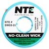 SW03-25 No-Clean Wick 25 Ft #3 Green .075in Width w/Anti Static Bobbin