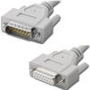 S-15MF-10' 10 Foot DB15 Male to DB15 Female Serial Cable