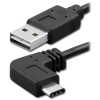 S-USB31CR2A-3' Right-Angle USB-C to USB A Male Cable, 3 ft