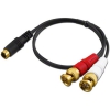 MMA-SVHS/BM2-18IN 18 inch SVHS to BNC Plug Adaptor Cable