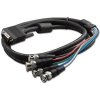 S-H15M5BNC-0.5 6 Inch HD15 (VGA) to 5 BNC Video Cable