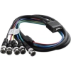 S-H15F5BM18-12 12 Foot VGA to 5 BNC Male with 18in  Breakout Cable