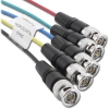 S-H15M5BM18-12 12 Foot VGA/M to 5 BNC Male with 18in  Breakout Cable