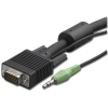 S-H15MM3.5-10XL 10 Foot VGA/Stereo M/M Extension Cable