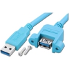 S-USB3AMF-03 USB 3.0 A Male to A Female 3 Foot Cable