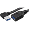 S-USB3AMLF-8IN USB 3.0 8 Inch A Right-Angle Left Plug to A Jack Cable