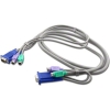 S-VKMC-VMF-12 Combo 3-In-1 KVM Cable, 12 Foot