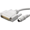 S-25MD8-10' 10 Foot DB25 Male to Mini DIN 8 Pin Male Cable