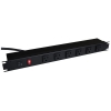 1582T6A1BKRA 15A 125V Horizontal Front Facing 5-15R Outlet PDU
