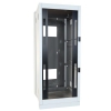 HWF3036U36WH 36U Swing-Out Sectional Floor/Wall Mount Cabinet