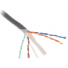 CAT6-GY-R 1000ft Cat 6 23/4 Pair Solid Cable