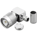 TNC-3449-L240 TNC Right Angle Crimp Plug Connector for LMR240 RG-8X