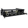 ECO-RDU-2RU-P6 6 Panel Slot Fiber Rack-Mount Distribution Unit