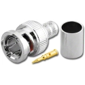 BNC-3026-75 BNC 3-Piece Crimp Plug 75 Ohm For Belden 8281