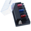 BLR-606 6P 30A 32Vdc ATO/ATC Compact Fuse Block, QC Terminals