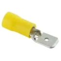 MQD-7I 12-10 awg 100Pk .250 Vinyl Ins Male Disconnect