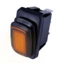 RE2-1A-DC-1 SPST 16A Off-On Sealed LED Rocker Switch