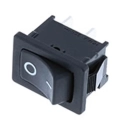 RF1-1B-DC-2-B-1 SPST 16A Off-(On) Mini Rocker Switch
