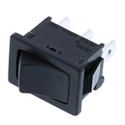 RF1-1G-DC-2-B SPDT 16A (On)-Off-(On) Mini Rocker Switch