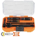 65238 7pc Deep-Well Heavy-Duty Flip Socket Set